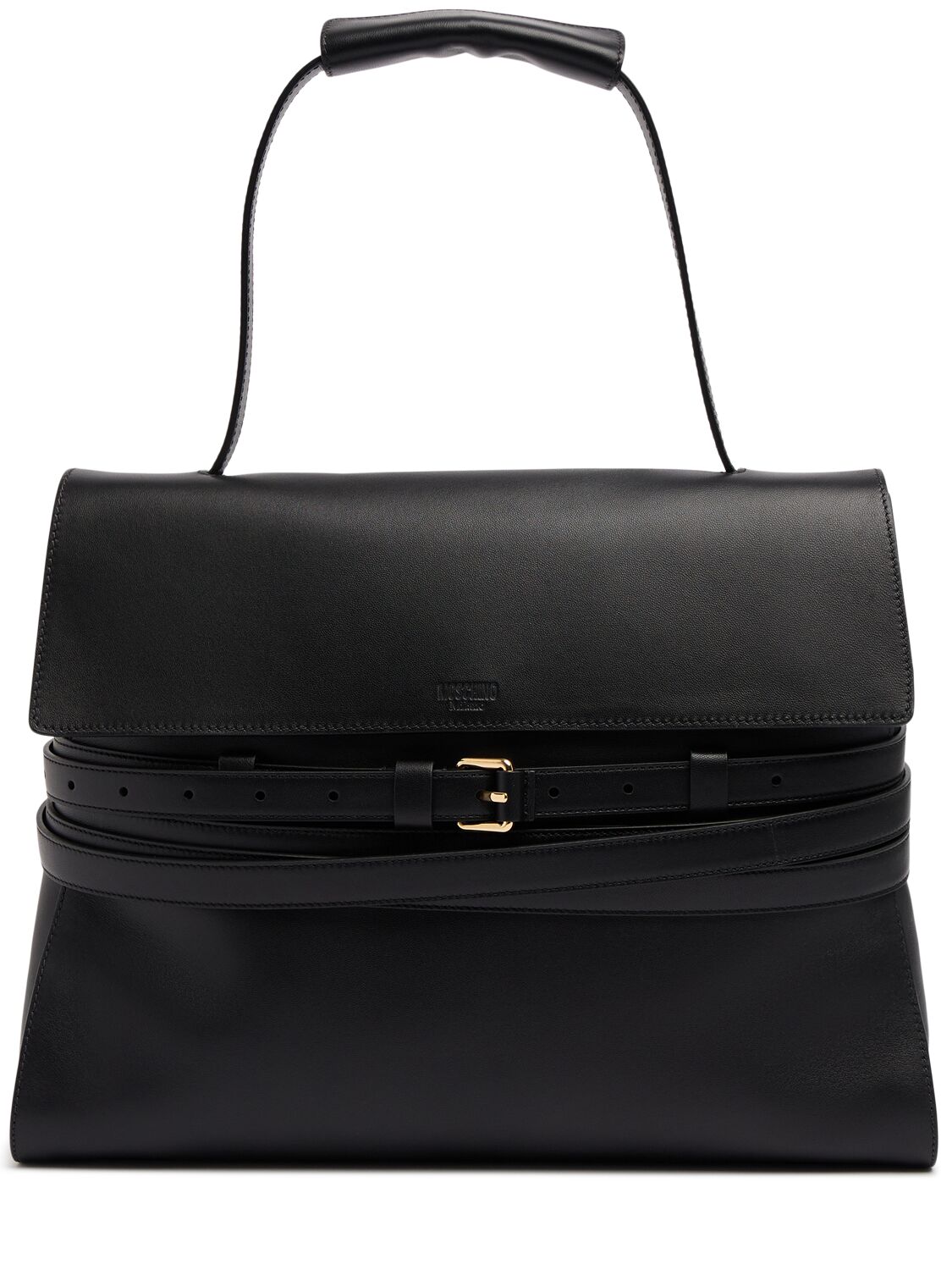 Sac Cabas Tie Me En Cuir Nappa - MOSCHINO - Modalova