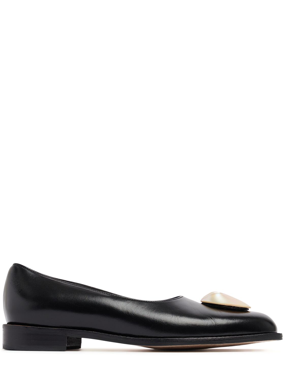 Eenk 25mm Mother-of-pearl Point Ballerinas