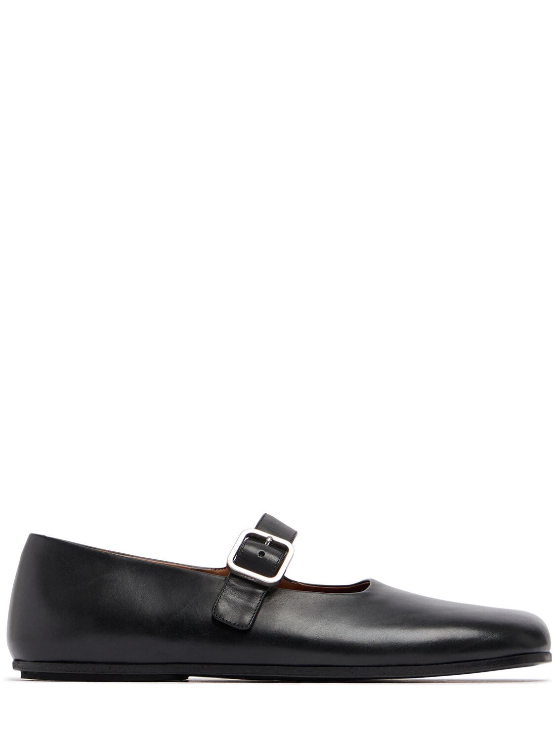 Appiedi Smooth Leather Mary Jane Flats