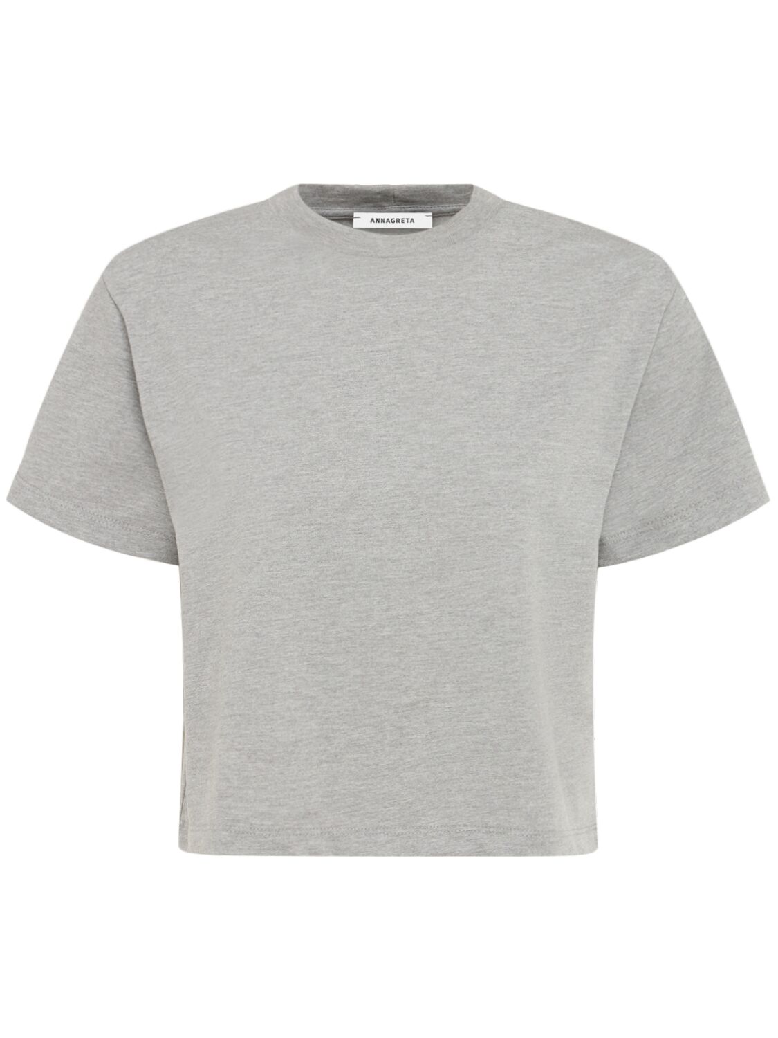 Greta Cropped Cotton Jersey T-shirt