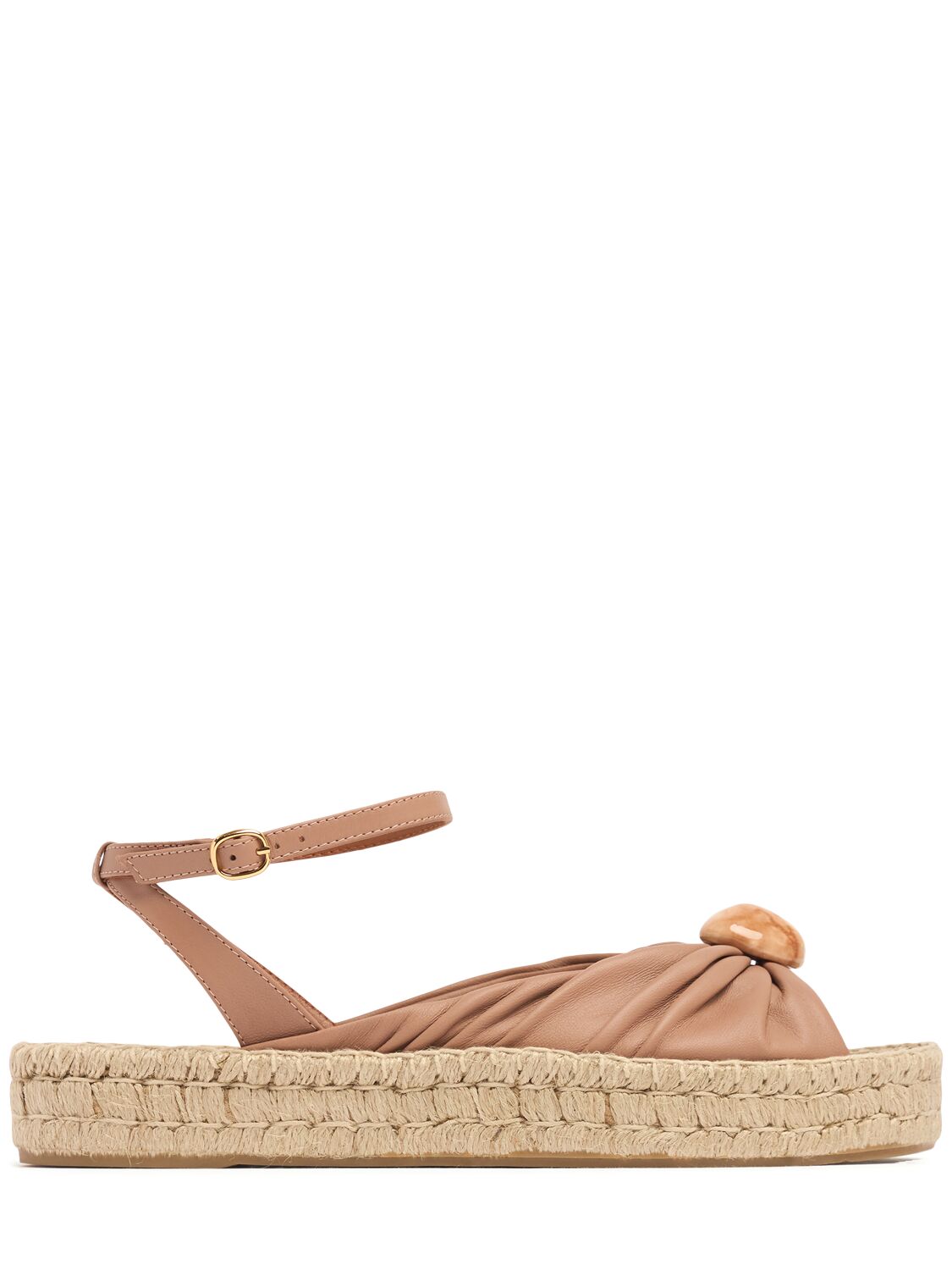Zimmermann 15mm Gleam Leather Espadrilles