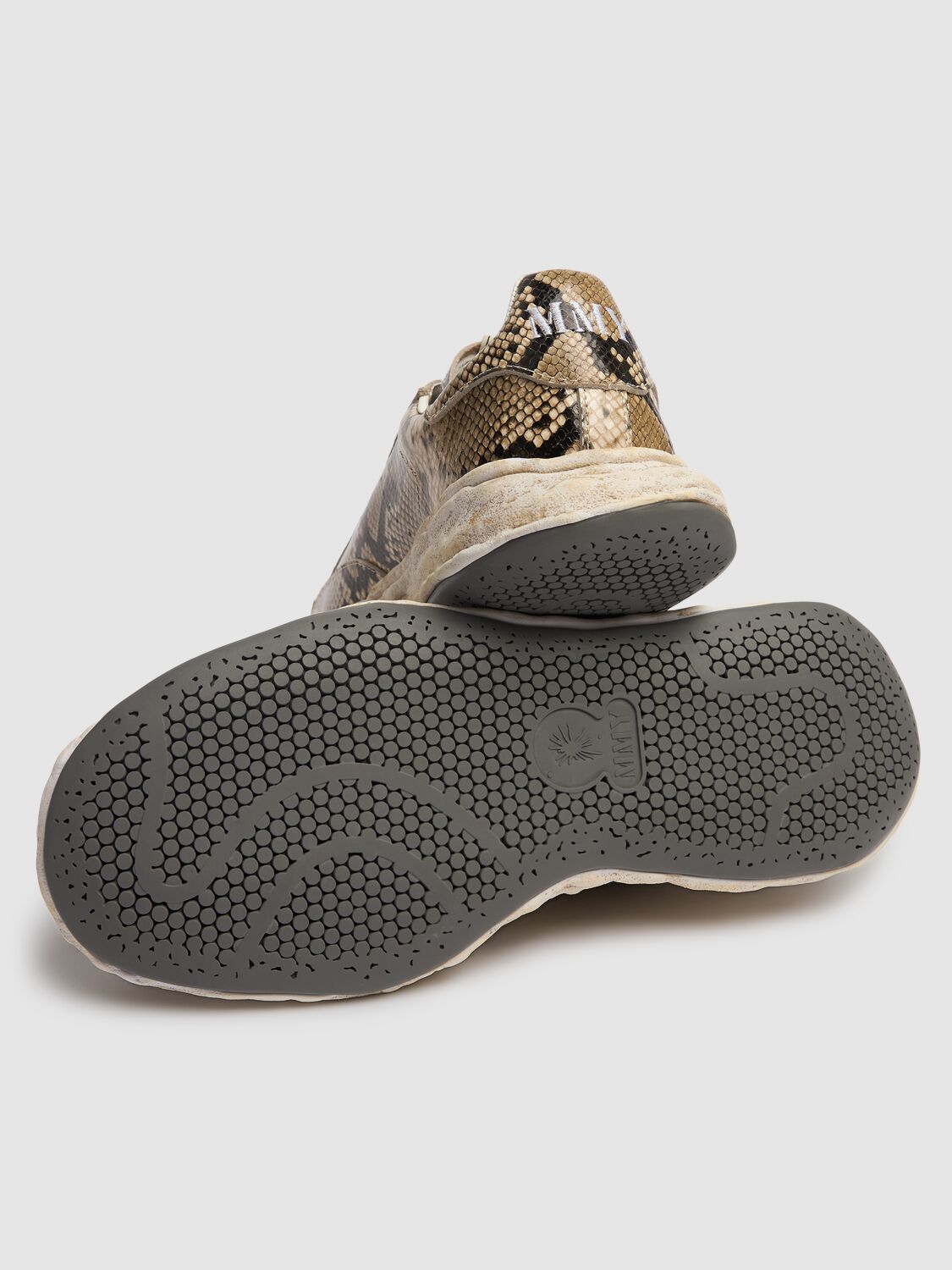 Miharayasuhiro Charles Python Print Low Sneakers