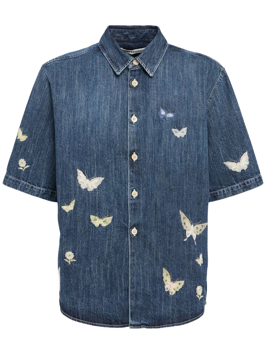Chemise En Denim Imprimé Beyond - OUR LEGACY - Modalova