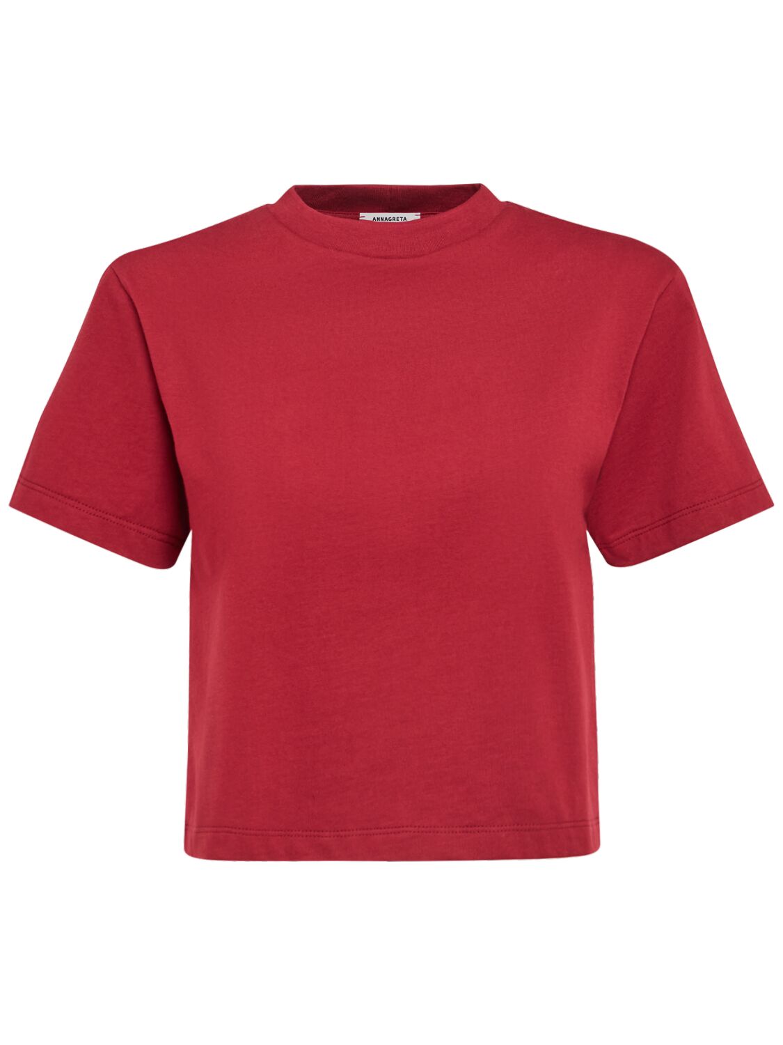 Greta Cropped Cotton Jersey T-shirt