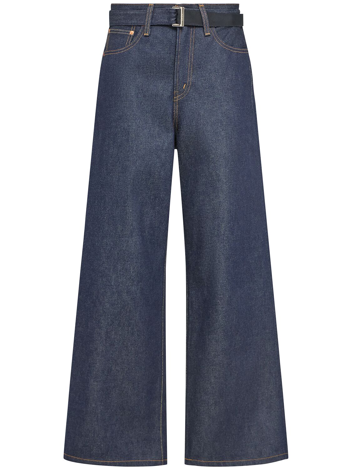 Sacai Levi's Belted Wide Leg Denim Jeans