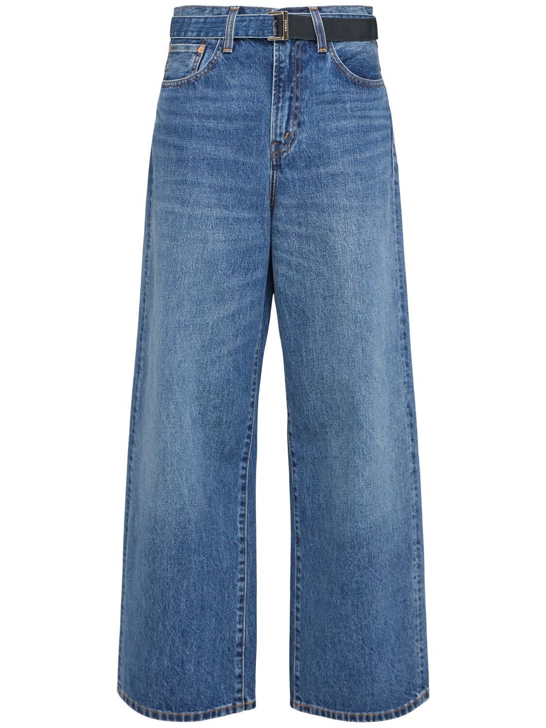Sacai Levi's Belted Wide Leg Denim Jeans