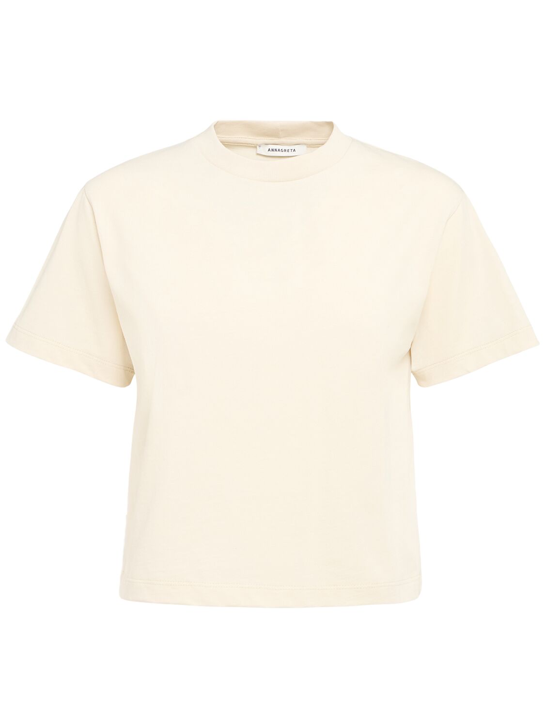 Greta Cropped Cotton T-shirt