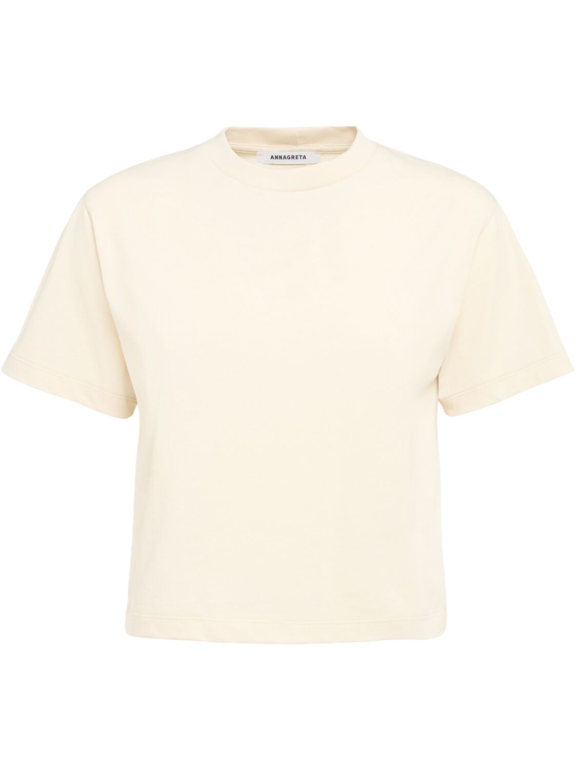 Greta Cropped Cotton Jersey T-shirt