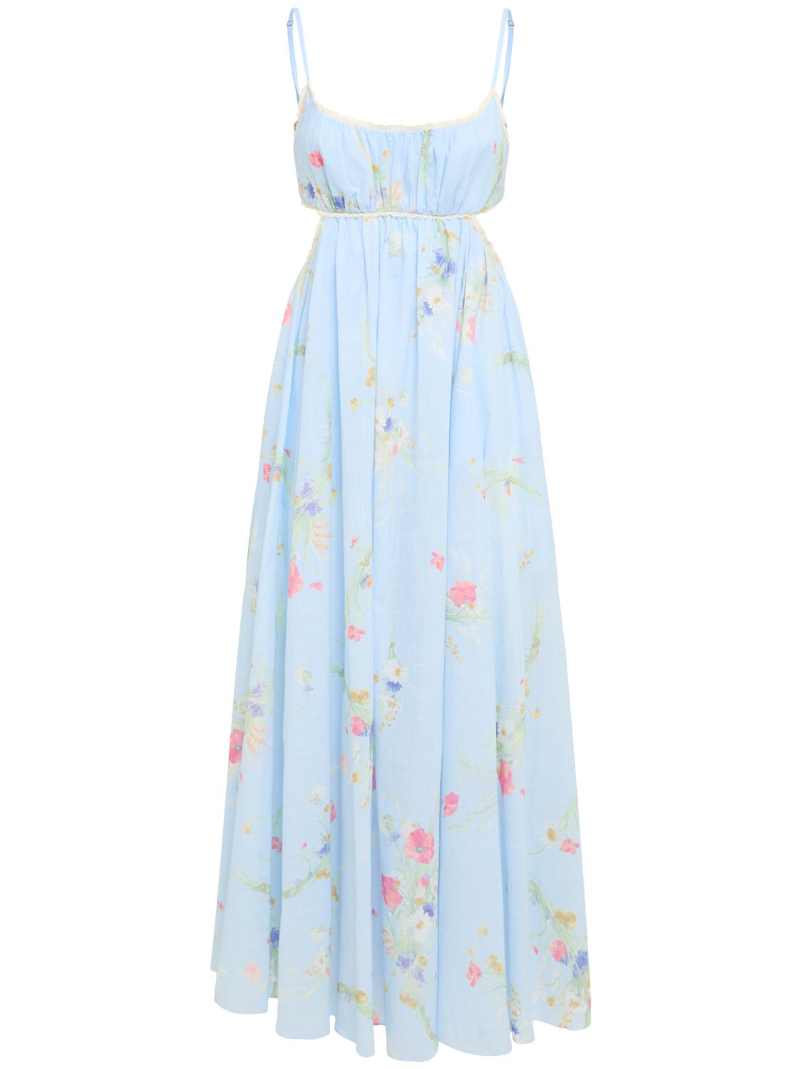 Robe Longue En Coton Lucky - ZIMMERMANN - Modalova