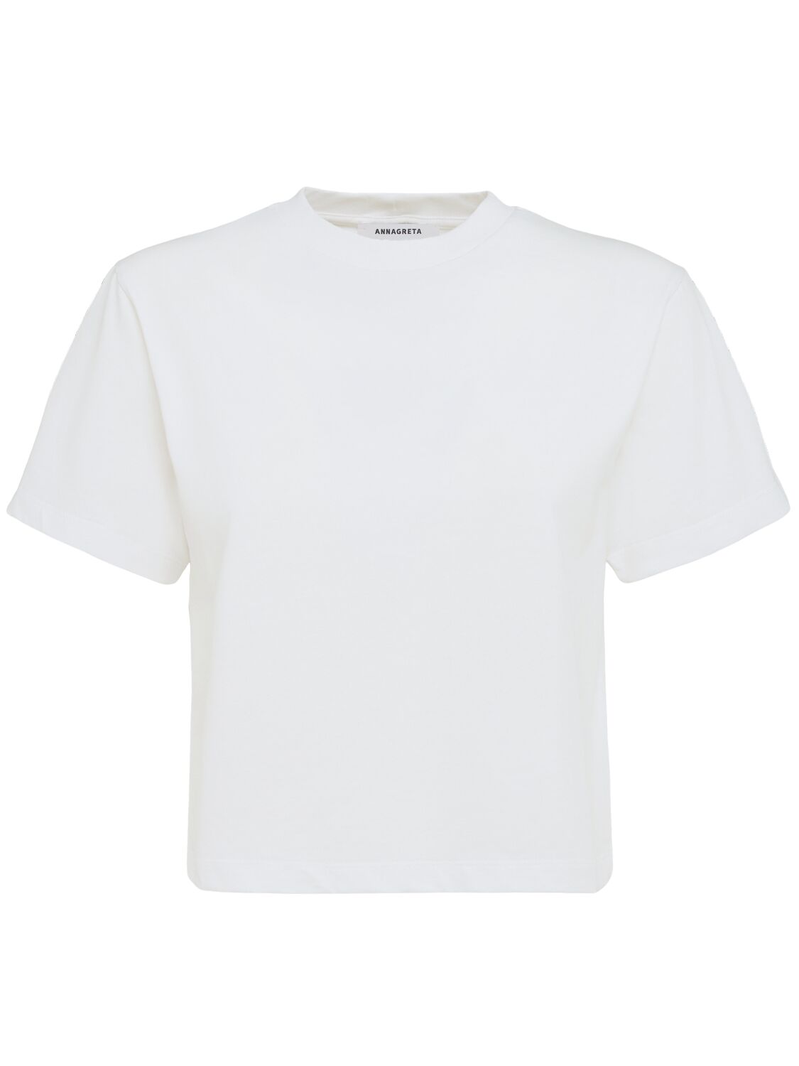 Greta Cropped Cotton Jersey T-shirt