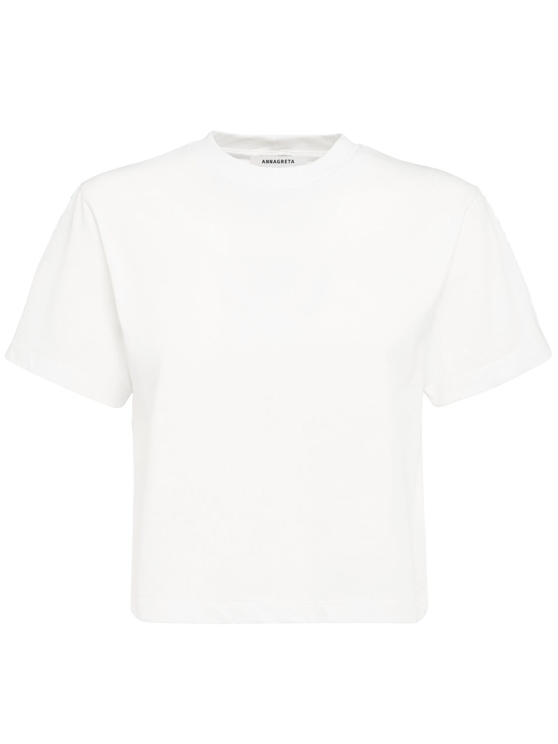 Greta Cropped Cotton Jersey T-shirt