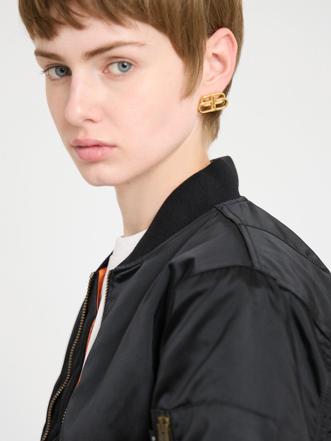 Clous D'oreilles Mini À Logo Bb - BALENCIAGA - Modalova