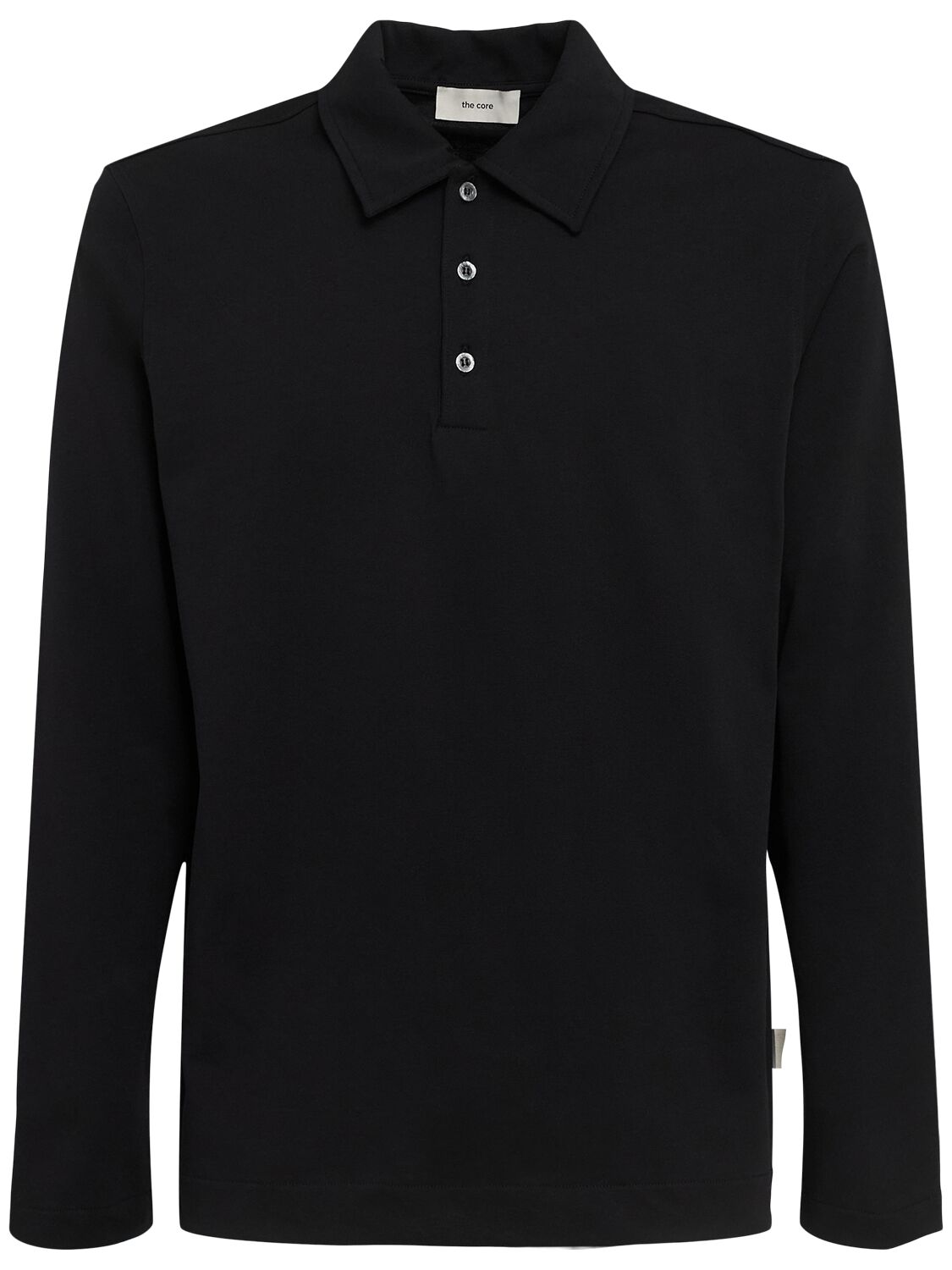 Classic Long-sleeve Cotton Jersey Polo