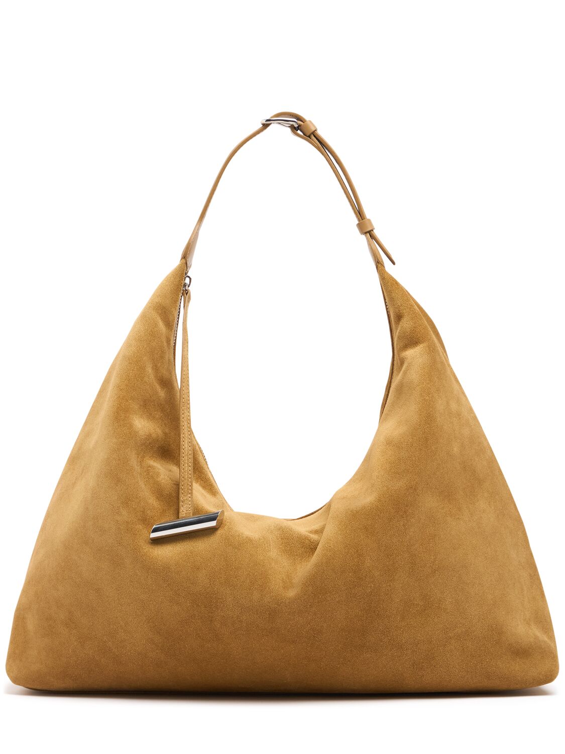 Pillow Hobo Suede Shoulder Bag