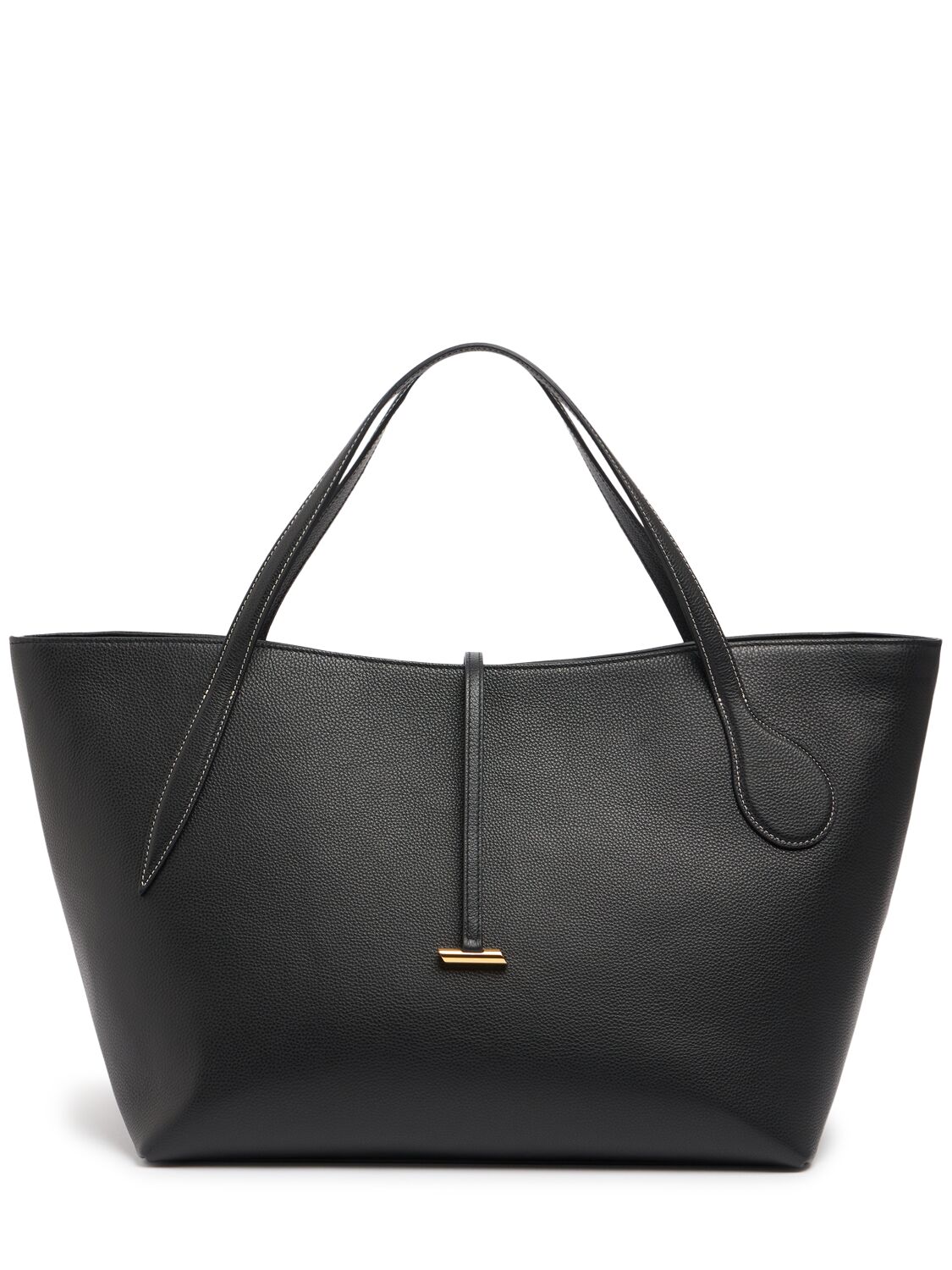 Cabas En Cuir Grainé Zip Penne - LIFFNER - Modalova