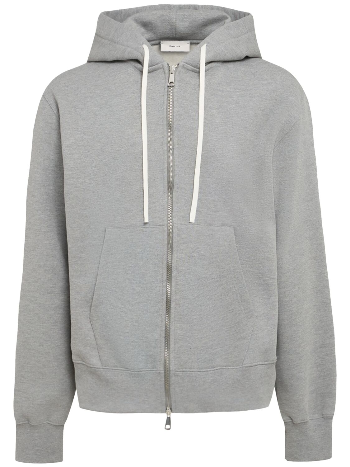 The Core Full-zip Cotton Sweatshirt Hoodie