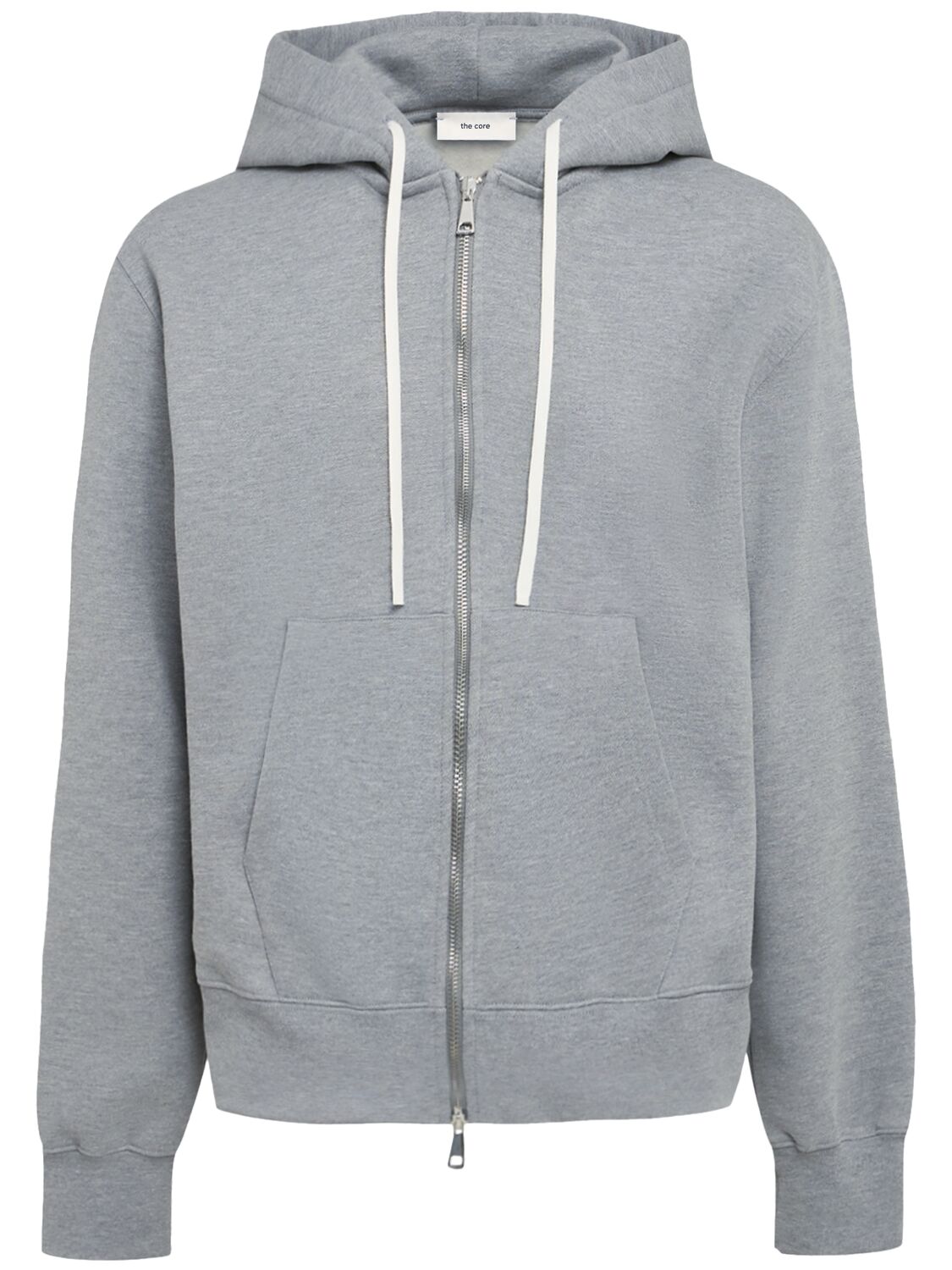 Sweat À Capuche Zippé En Coton - THE CORE - Modalova