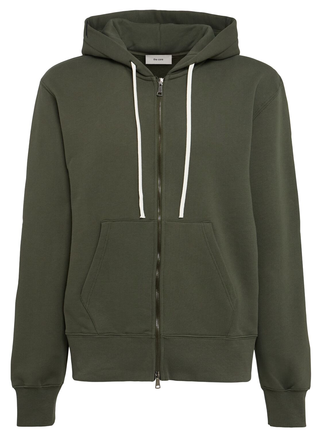 The Core Full-zip Cotton Sweatshirt Hoodie
