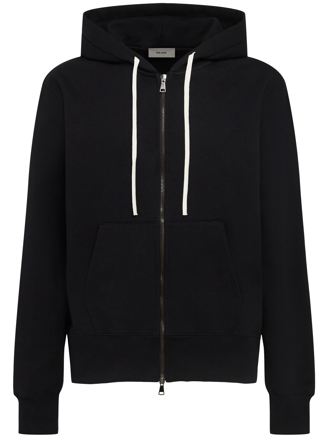 Full-zip Cotton Sweatshirt Hoodie