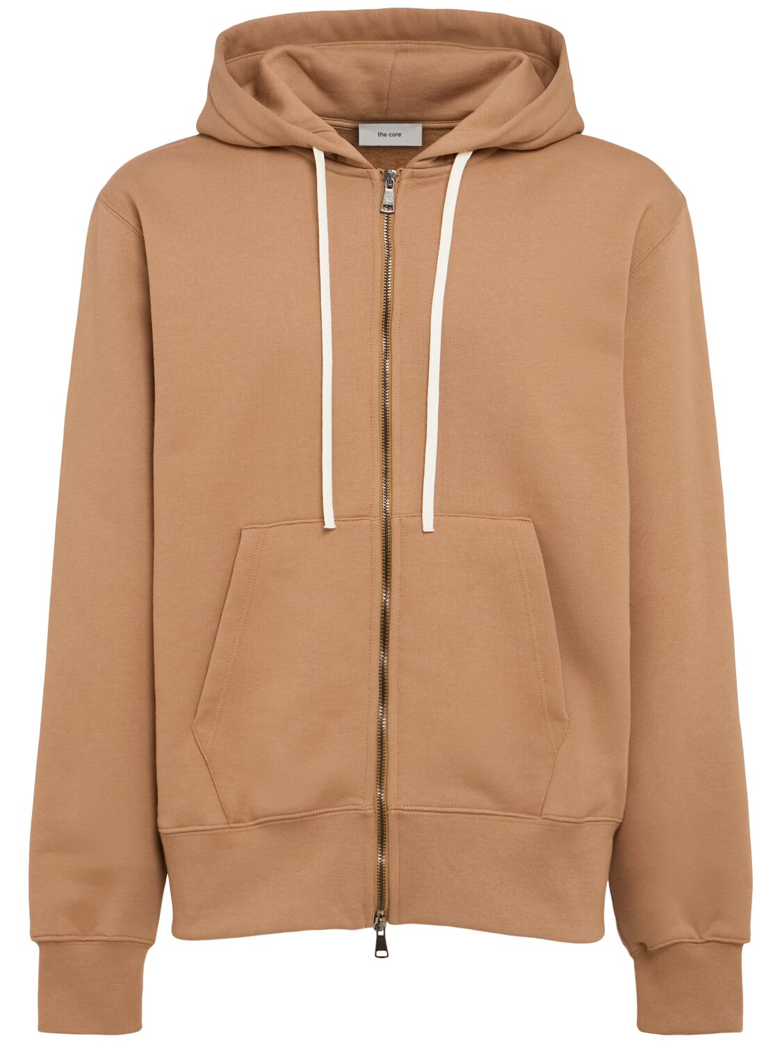 Full-zip Cotton Sweatshirt Hoodie