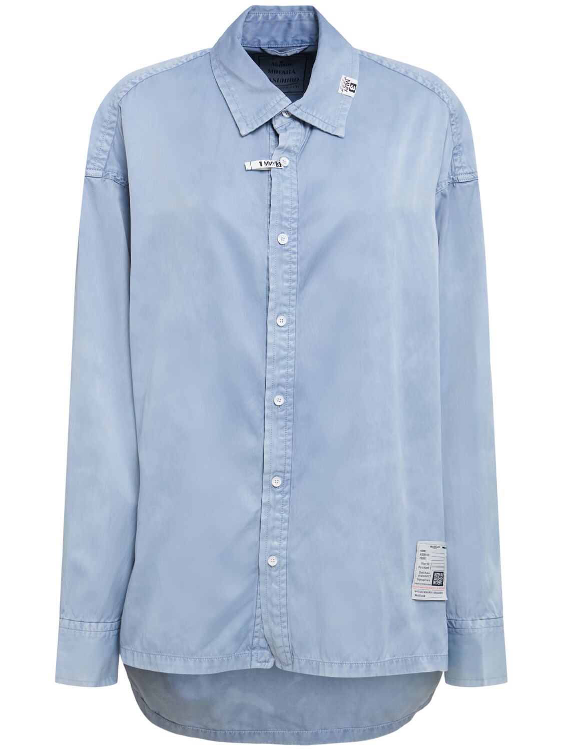Chemise Oversize En Satin - MIHARA YASUHIRO - Modalova
