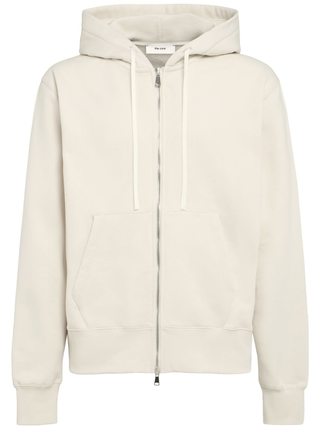 Full-zip Cotton Sweatshirt Hoodie