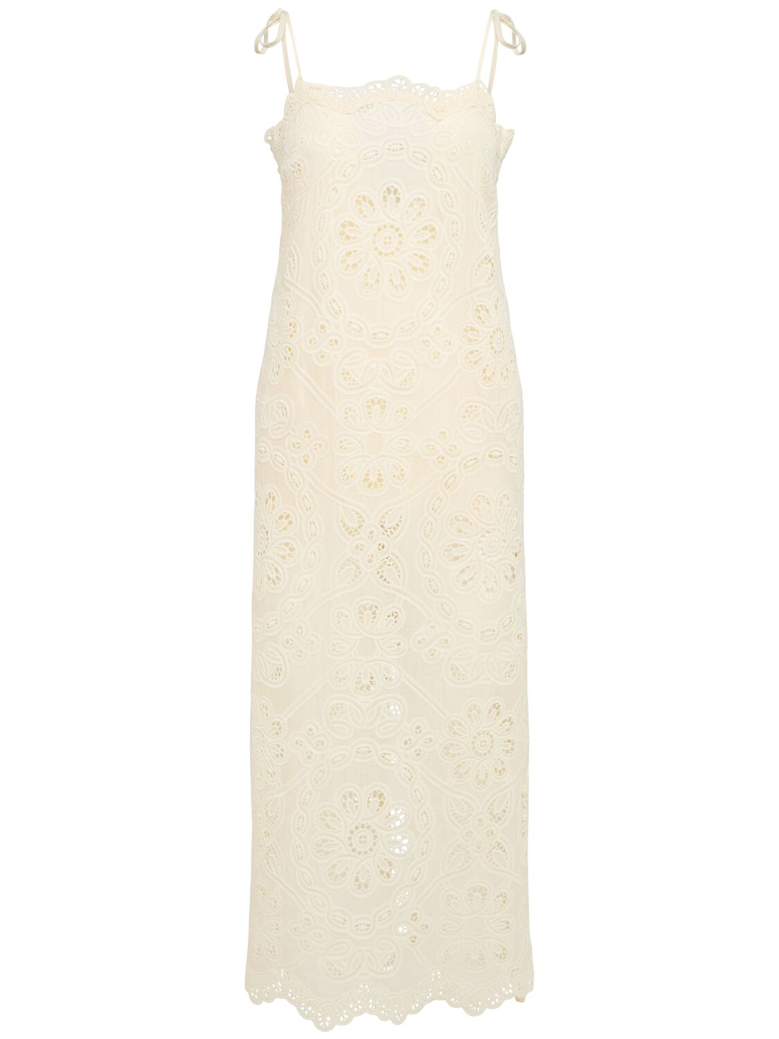 Robe Midi Brodée Rhiannon - ZIMMERMANN - Modalova