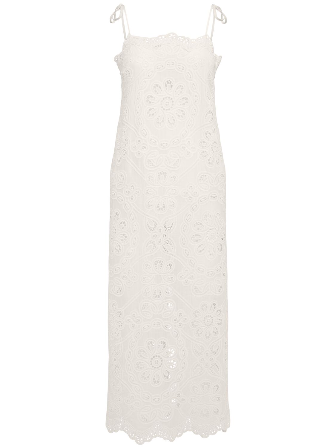 Robe Midi Brodée Rhiannon - ZIMMERMANN - Modalova