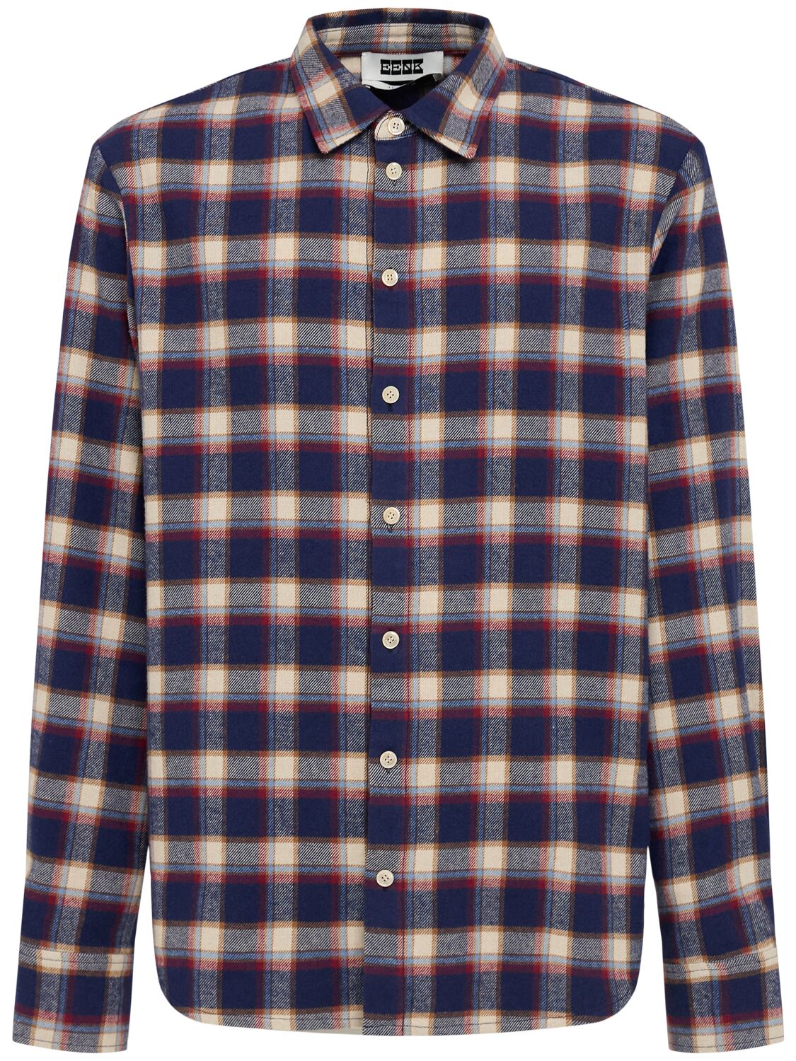 Chemise Ajustée En Mélange De Coton À Carreaux - EENK - Modalova