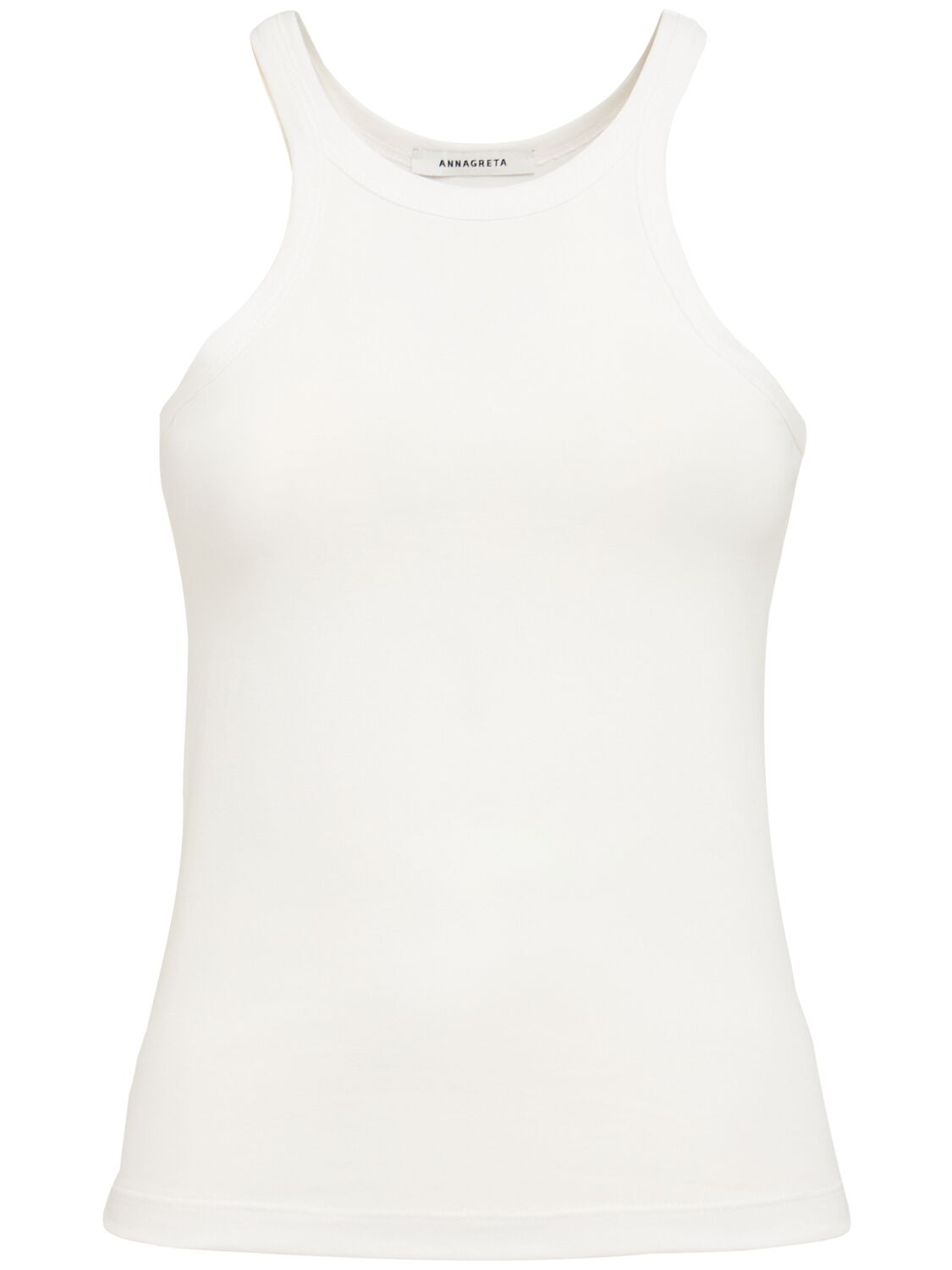 Ava Stretch Cotton Jersey Tank Top