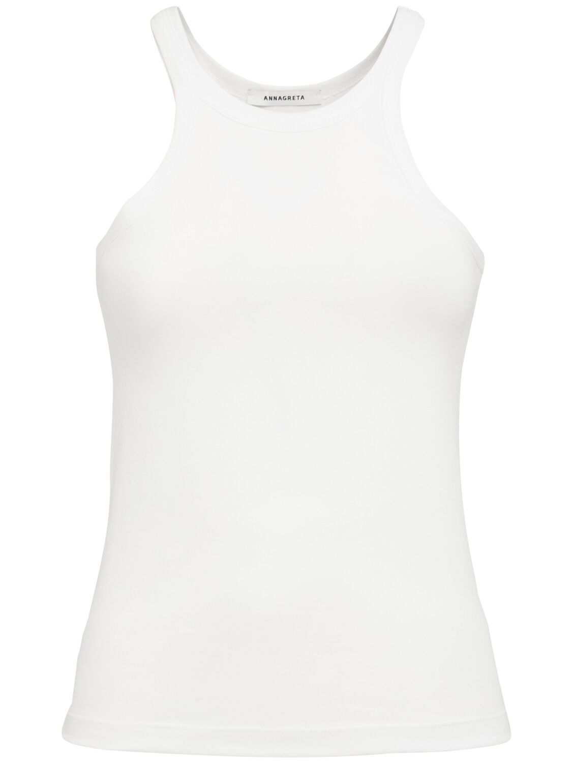 Ava Stretch Cotton Jersey Tank Top