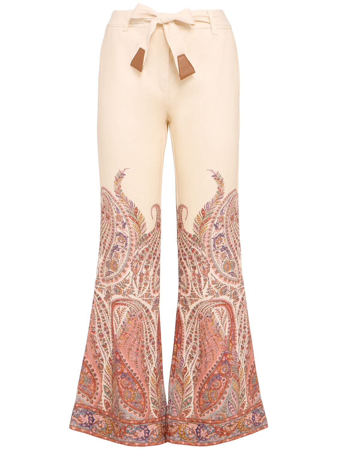 Pantalon Évasé En Lin Rhiannon - ZIMMERMANN - Modalova