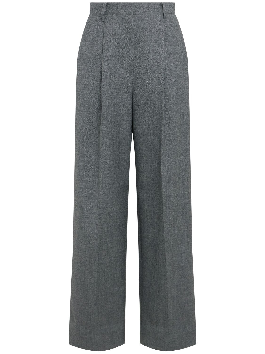 Pleated Wool Pants