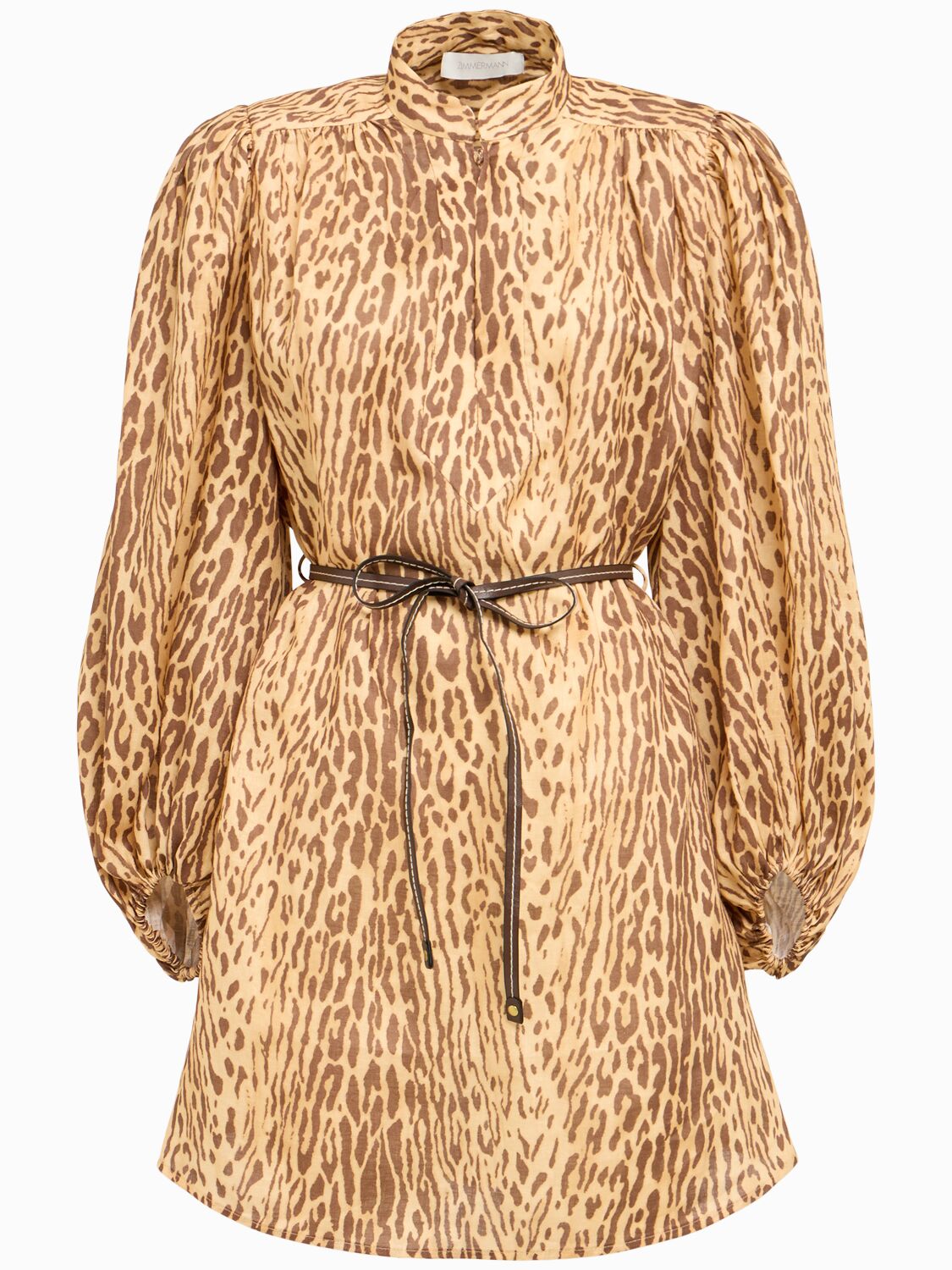 Zimmermann Cascadian Linen Tunic Dress