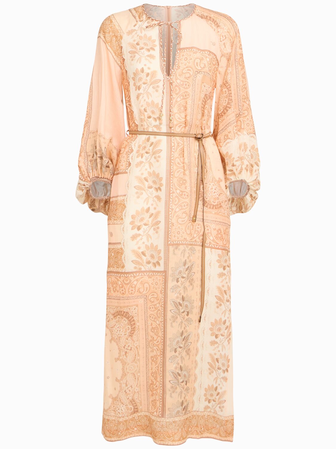 Zimmermann Lucky Linen Tunic Midi Dress