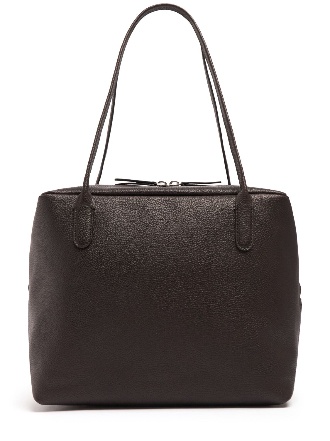 Sac Porté Épaule Saddle En Cuir Grainé Henri - THE ROW - Modalova