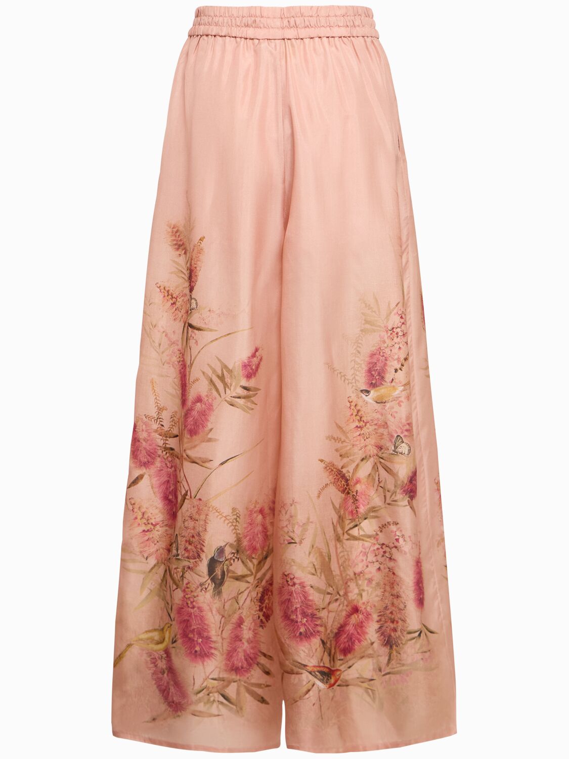 Zimmermann Cascadian Silk Wide Leg Pants