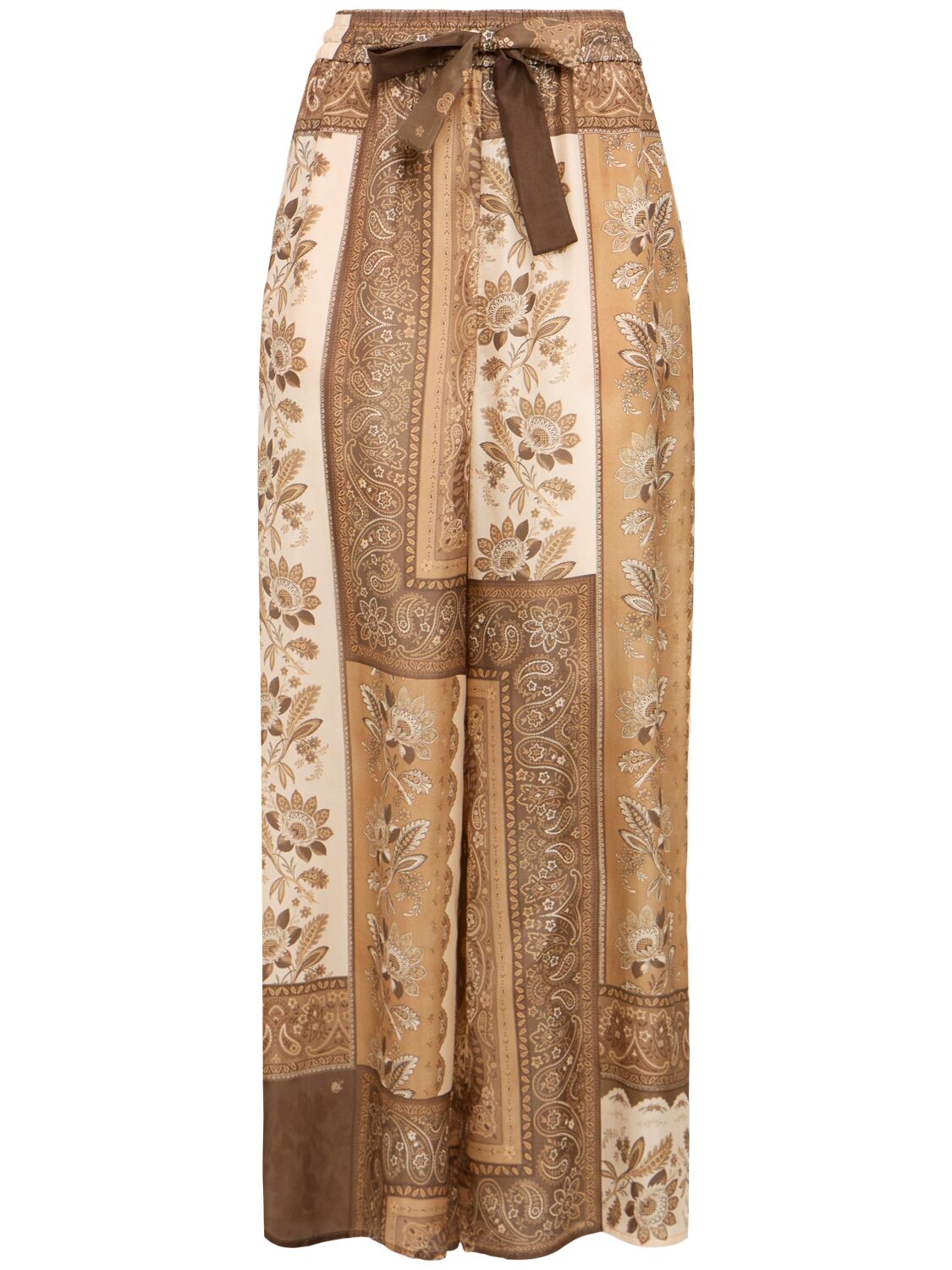 Lucky Silk Wide Leg Pants