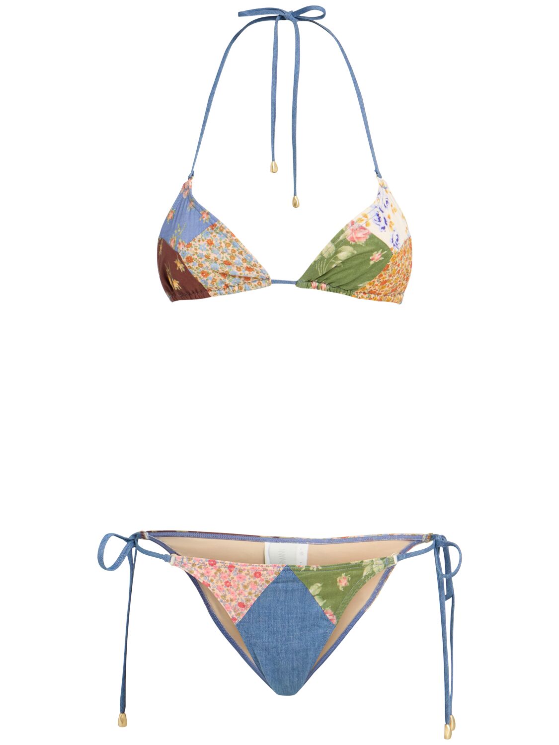 Bikini Triangle En Coton Lucky - ZIMMERMANN - Modalova