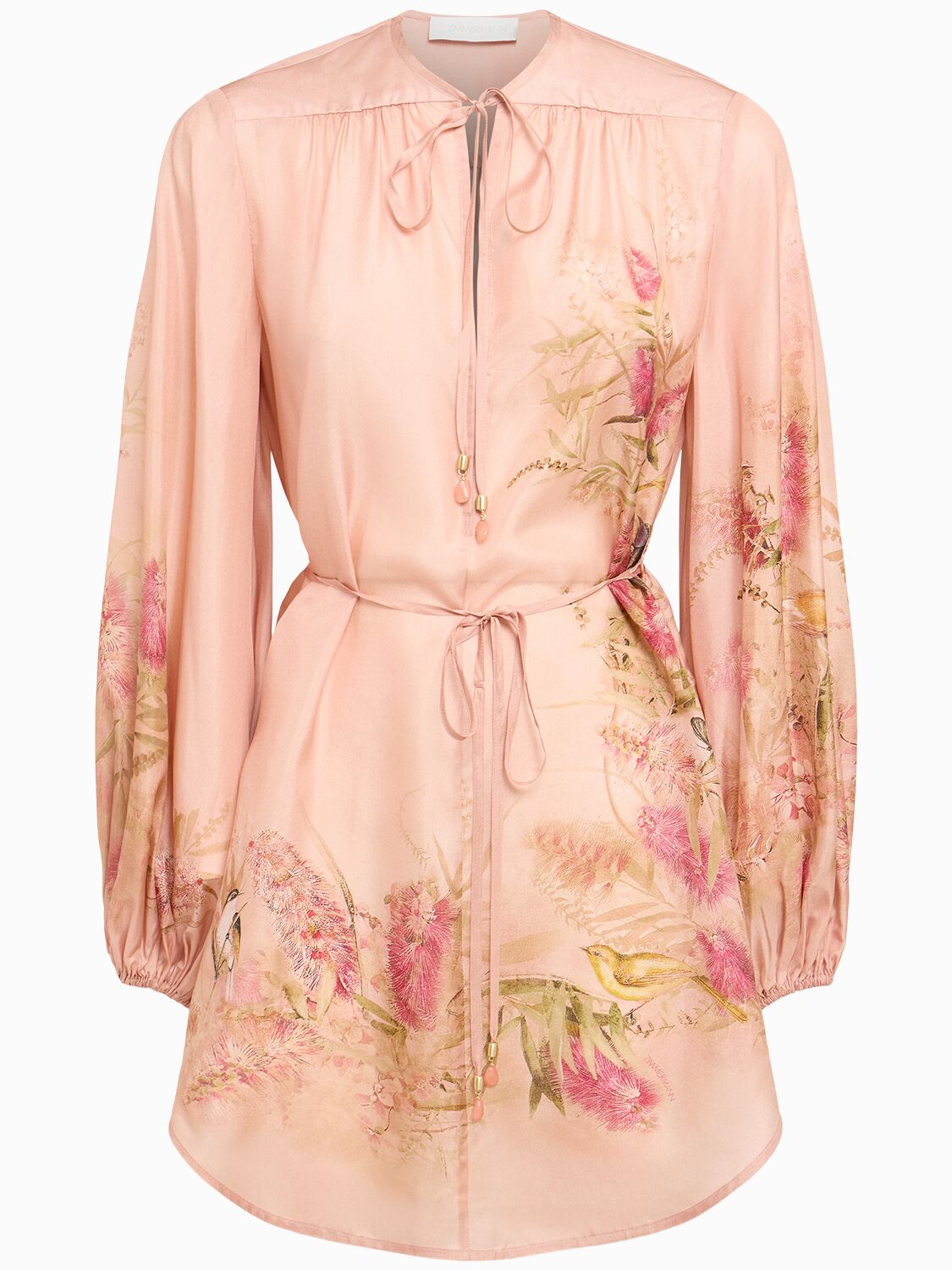 Zimmermann Cascadian Silk Tunic Top