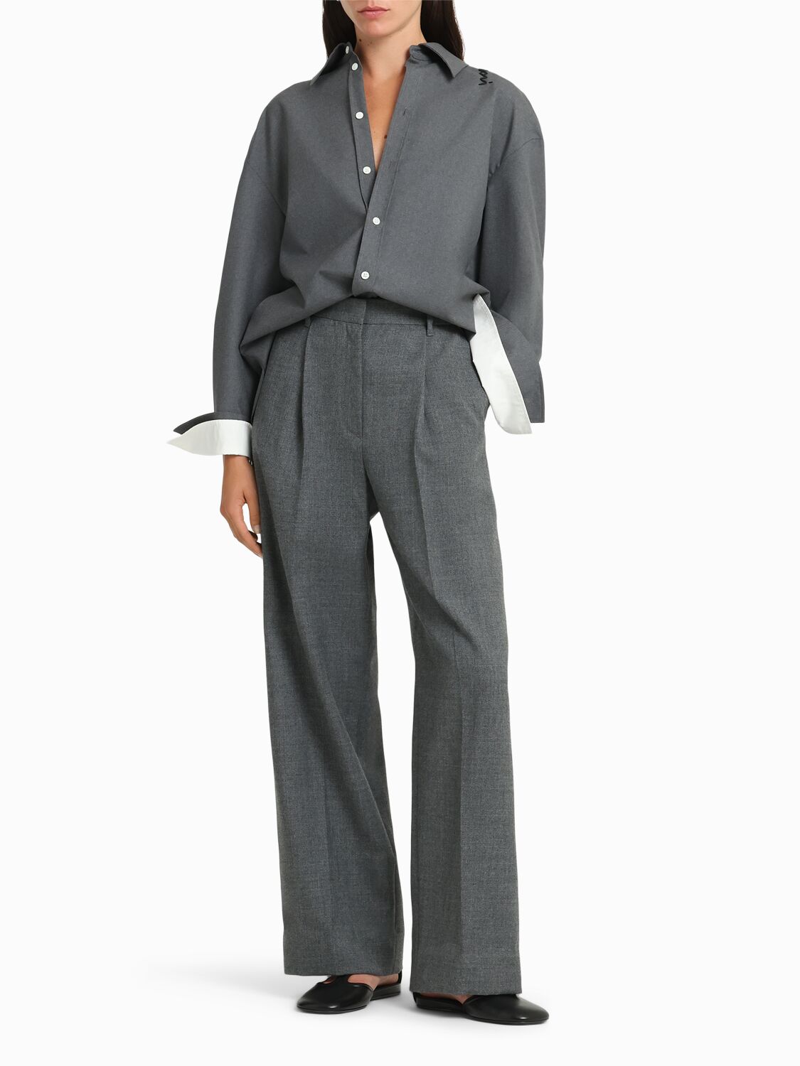 Eenk Pleated Wool Pants