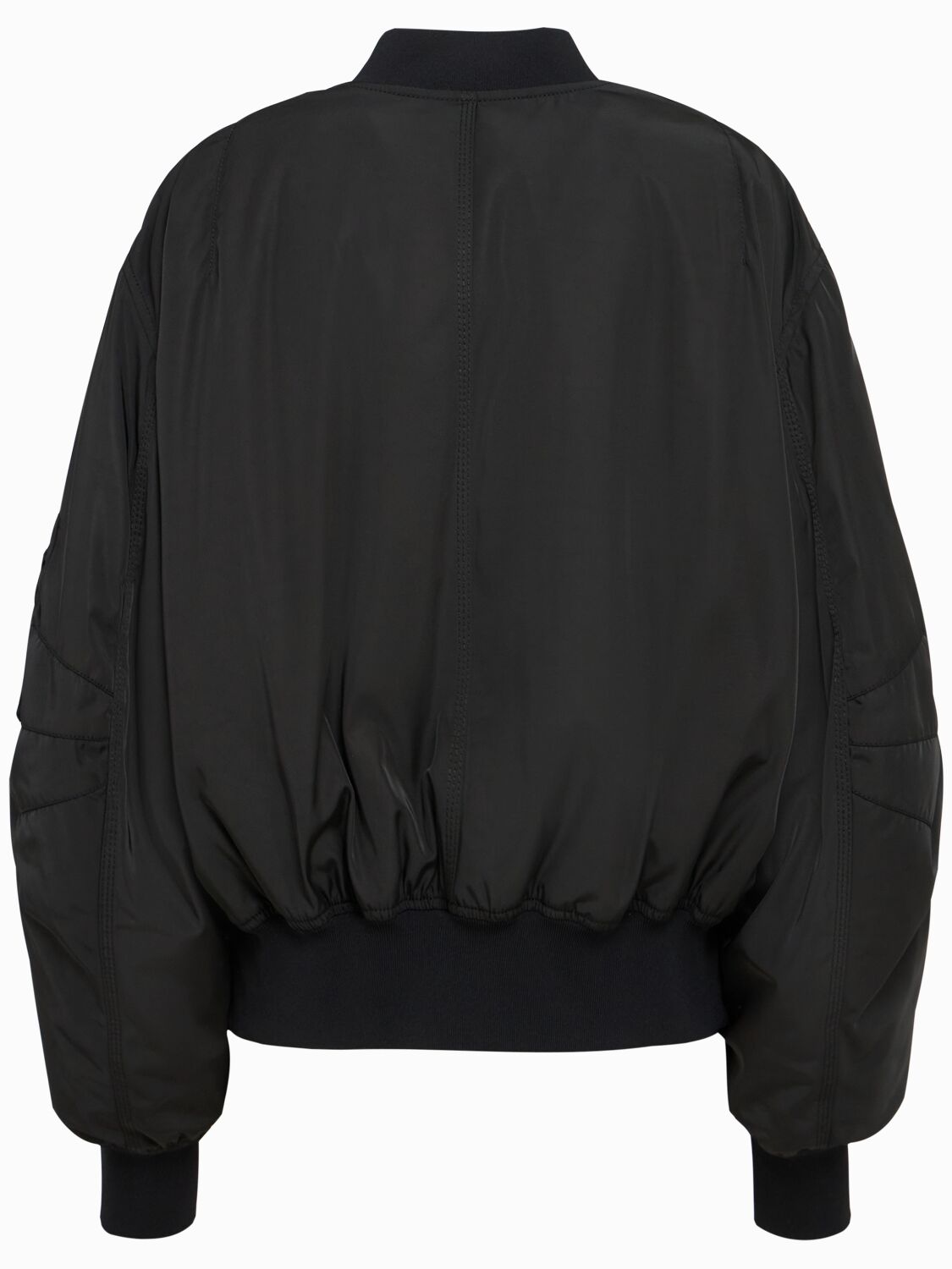 Attico Tech Bomber Jacket In Black