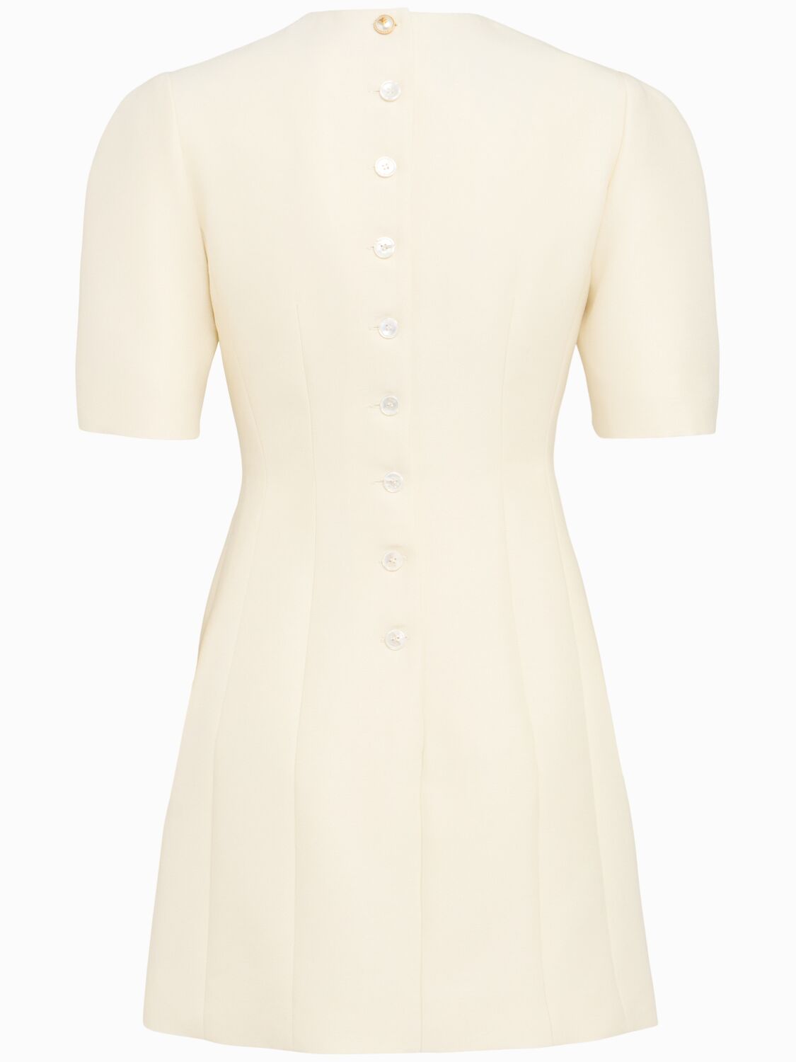 Eenk Short Sleeve Wool Blend Mini Dress