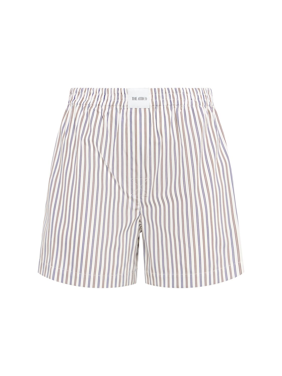 Short En Coton À Rayures - THE ATTICO - Modalova