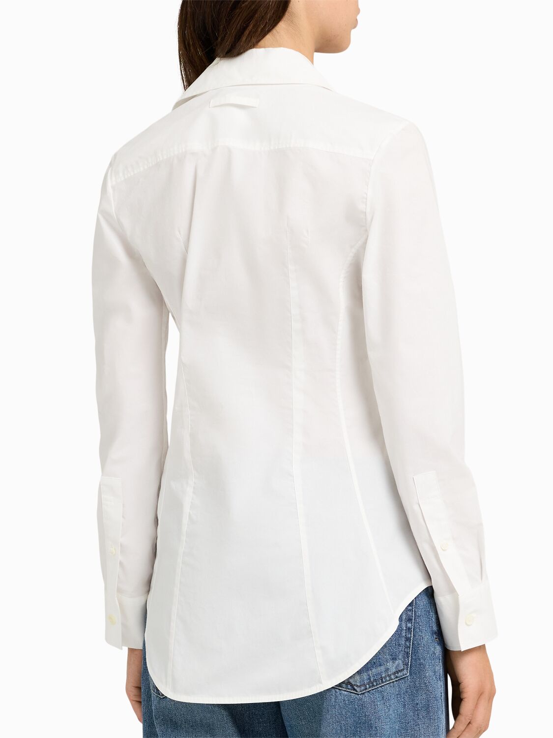 Jean Paul Gaultier Shirt W/ Strap Detail In White