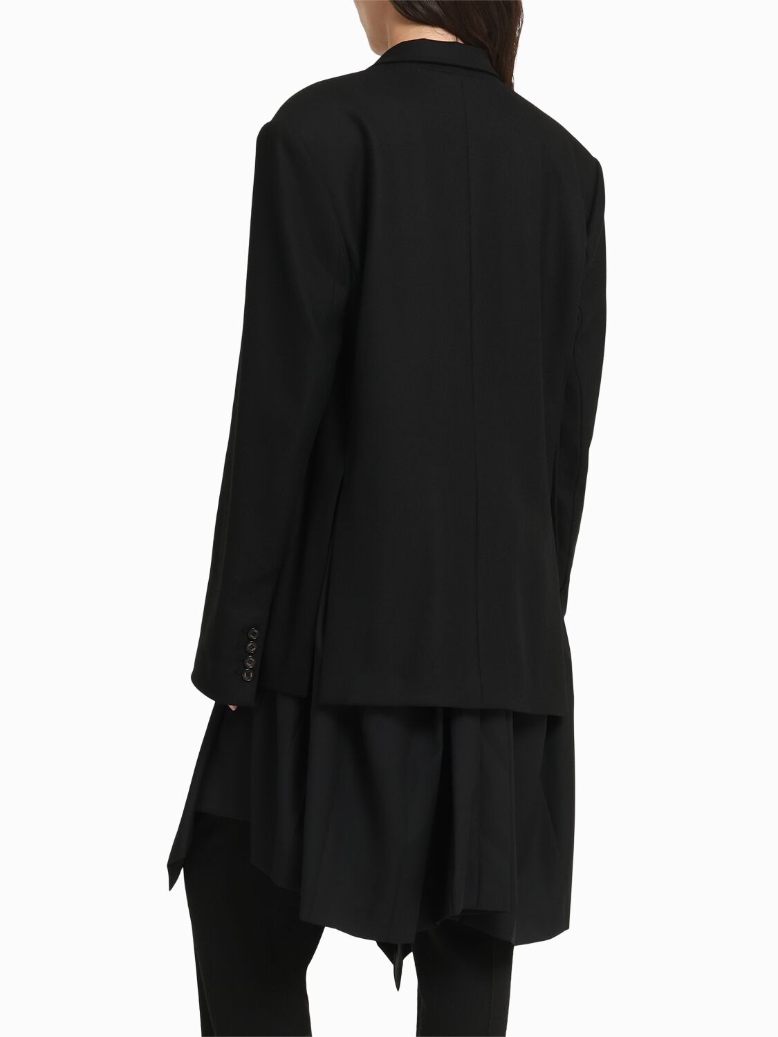 Eenk Transformable Wool Blend Blazer