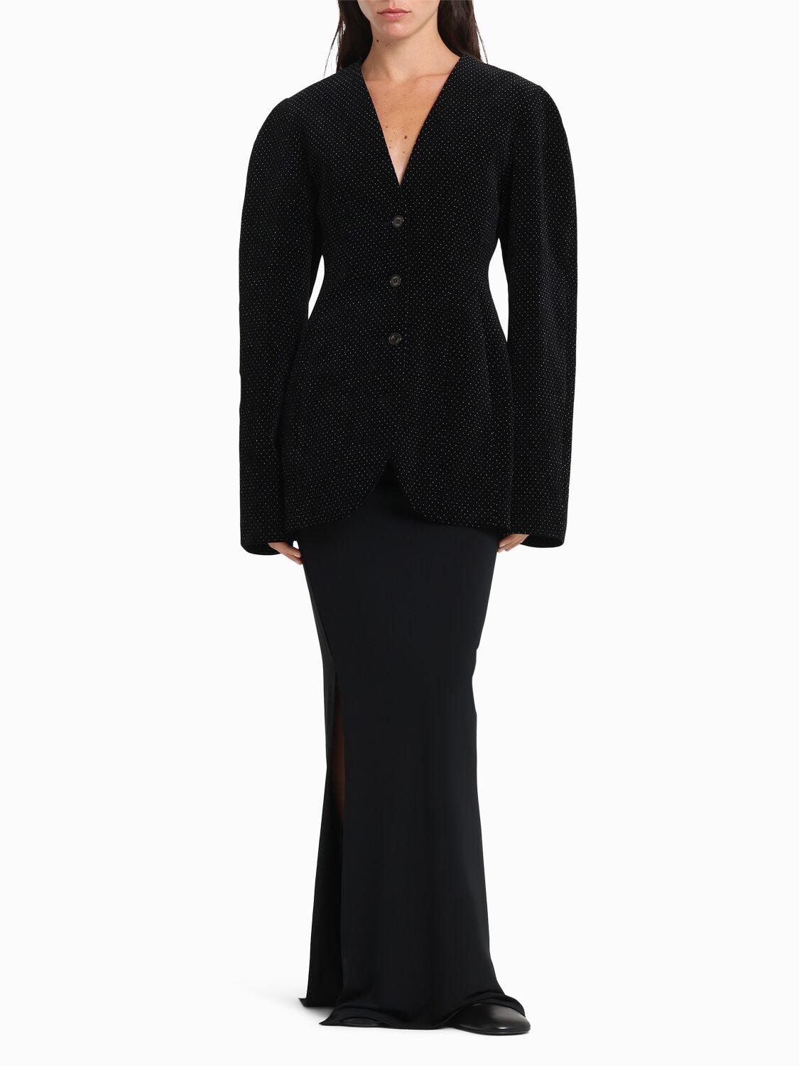 Eenk Cotton Blend Hourglass Blazer