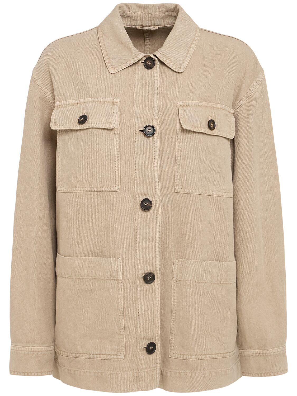 Veste En Coton Mélangé - BRUNELLO CUCINELLI - Modalova