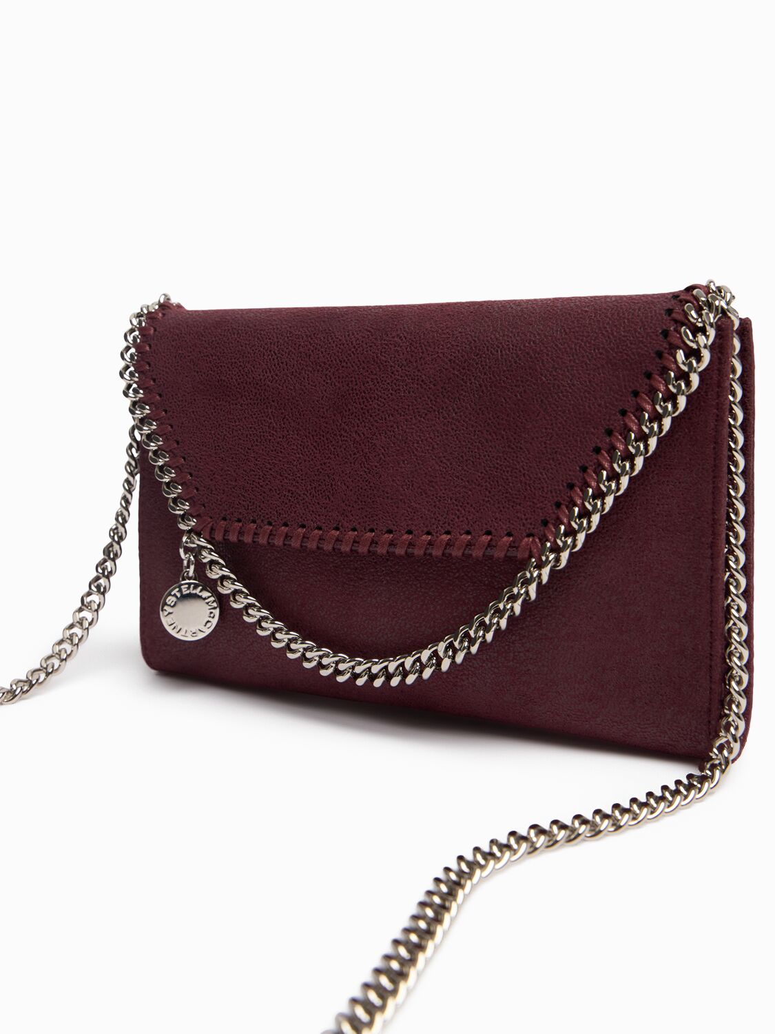 Stella Mccartney Falabella Shaggy Deer Wallet On Chain
