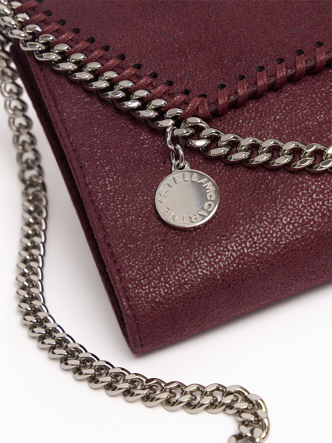 Stella Mccartney Falabella Shaggy Deer Wallet On Chain